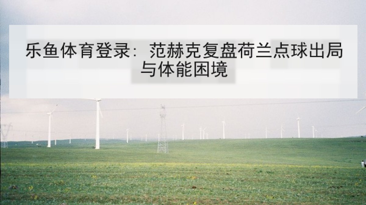 乐鱼体育登录: 范赫克复盘荷兰点球出局与体能困境 乐鱼体育登录: 范赫克复盘荷兰点球出局与体能困境